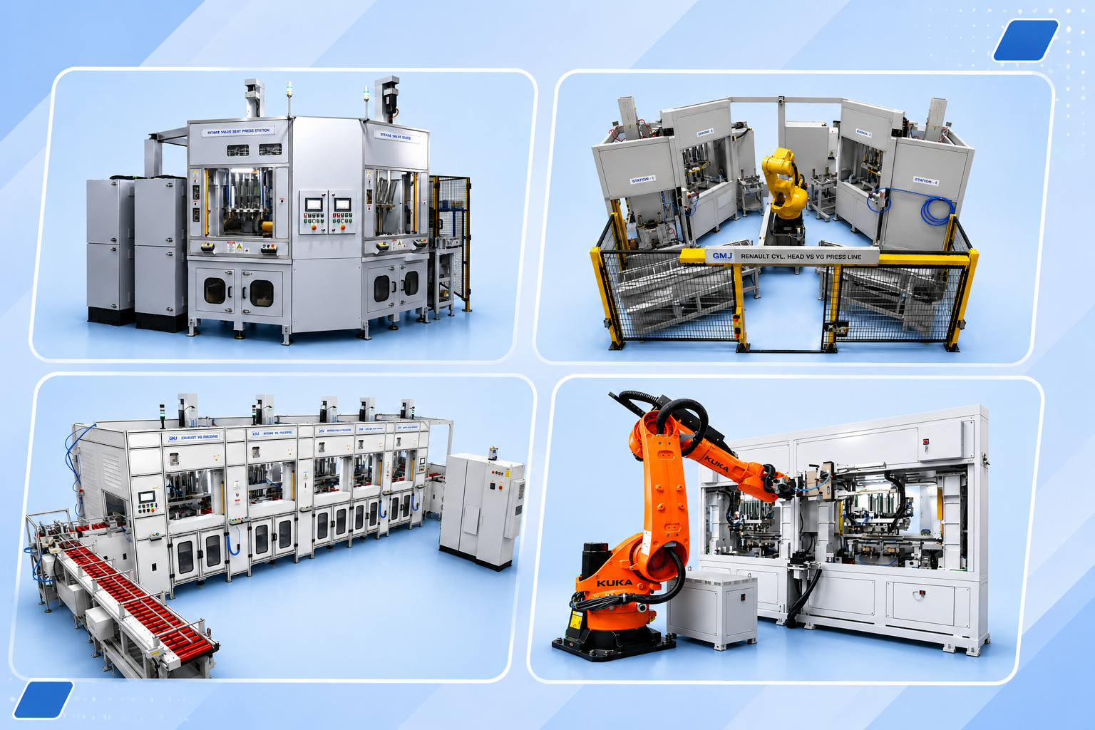 Valve Seat - Valve Guide Pressing Lines